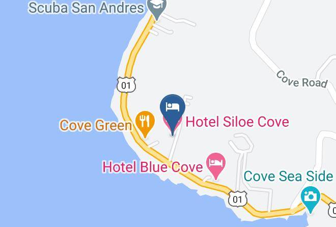 Hotel Siloe Cove Map