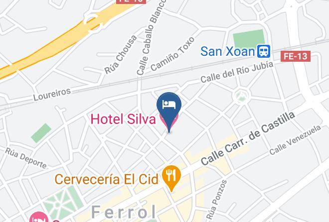 Auna - Hotel Silva Maps