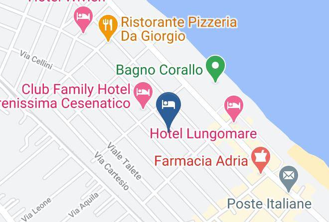 Forli - Hotel Silvaion Cesenatico Maps