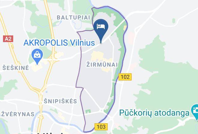 Vilnius - Hotel Silvana Maps
