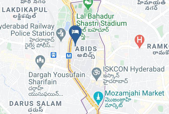 Hotel Silver Court Map