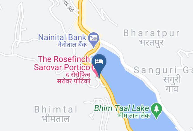 Bhimtal - Hotel Silver Lake Inn Maps