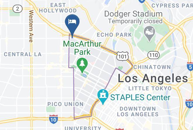 Los Angeles - Hotel Silver Lake Los Angeles Maps