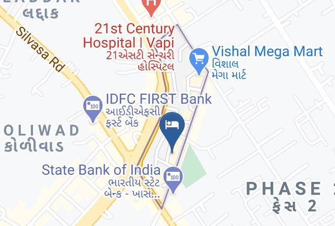 Vapi - Hotel Silver Leaf Maps