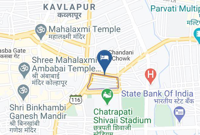 Kolhapur - Hotel Silver Oak Maps