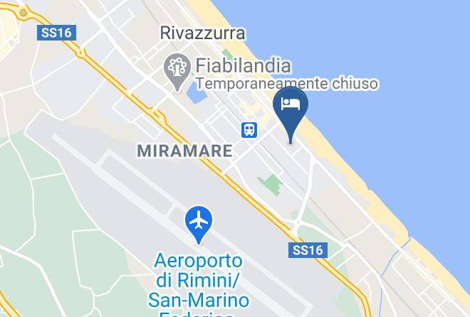 Rimini - Alberghi Silver Di Moruzzi M Hotel Maps