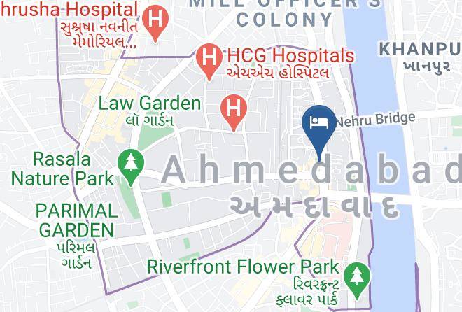 Ahmadabad - Hotel Silver Plaza Maps