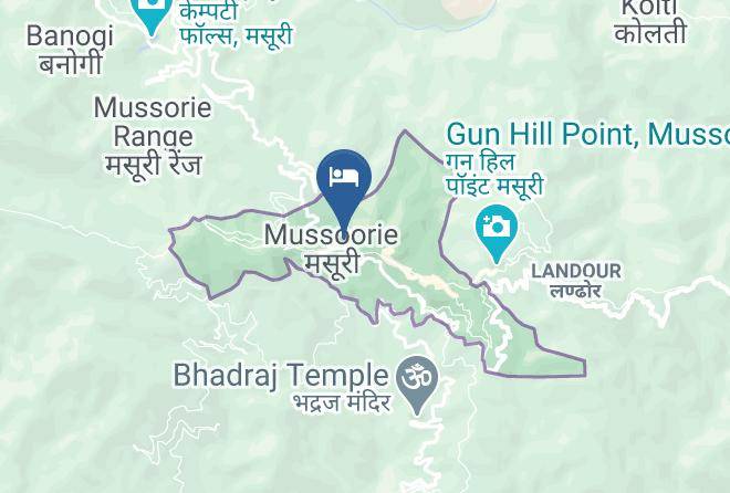 Mussoorie - Hotel Silver Rock Maps