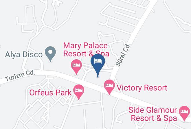 Manavgat - Silver Hotel Maps
