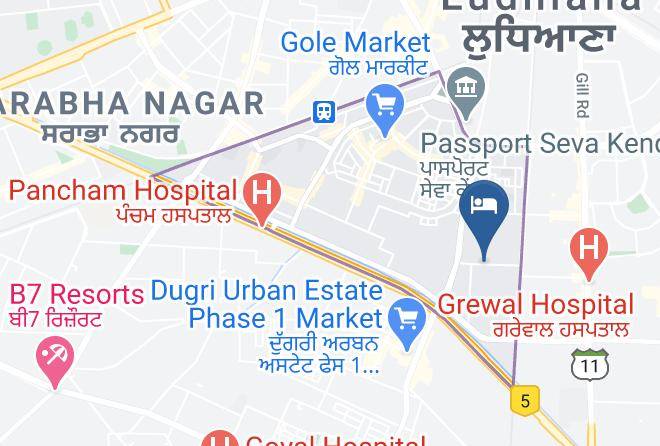 Hotel Silver Stone Map