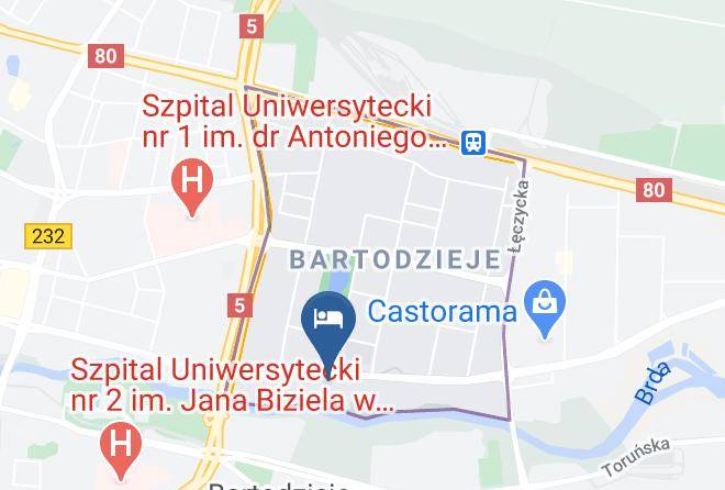 Bydgoszcz - Hotel Silver Maps