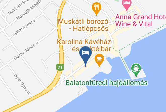 Balatonfured - Hotel Silverine Lake Resort Maps