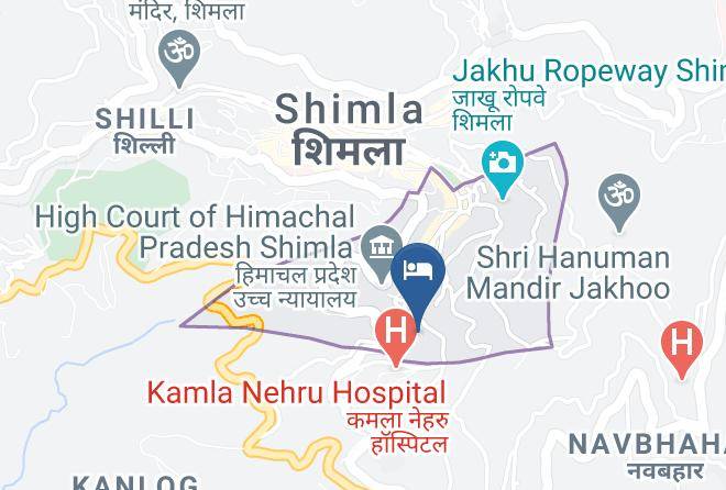 Shimla - Hotel Silverine Maps