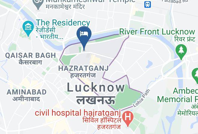 Lucknow - Hotel Silvete Maps
