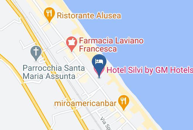 Teramo - Hotel Silvi By Gm Hotels Maps