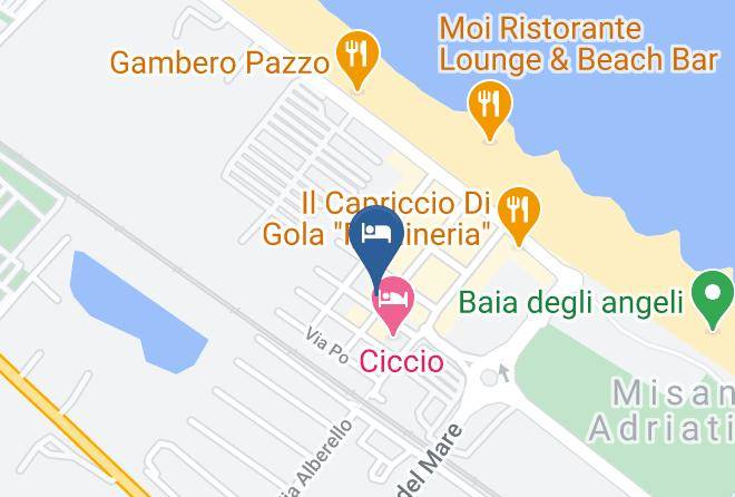 Rimini - Hotel Silvia Maps
