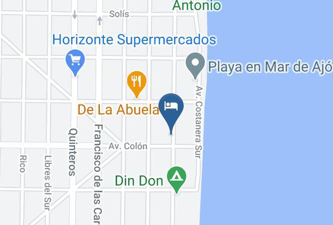 Mar Del Tuyu - Hotel Puenteareas Maps