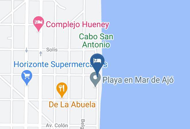 Mar Del Tuyu - Hotel Silvio Maps