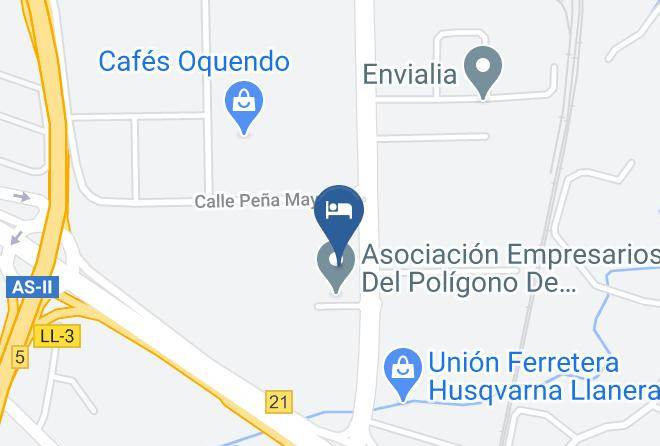 Asturias - Hotel Silvota Maps