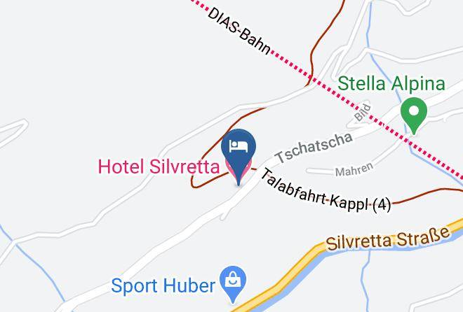 Landeck - Hotel Silvretta Maps