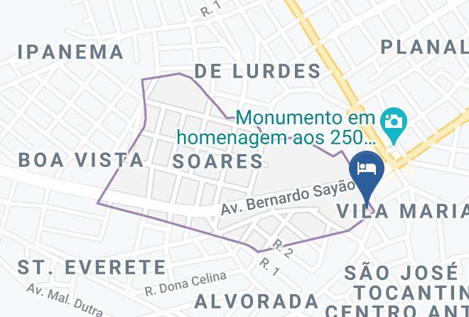 Niquelandia - Hotel Simao Maps