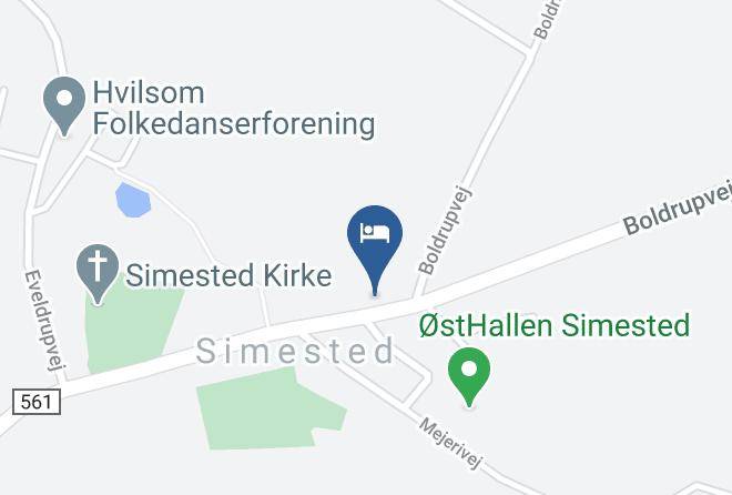 Alestrup - Hotel Simested Inn V John K Hansen Maps