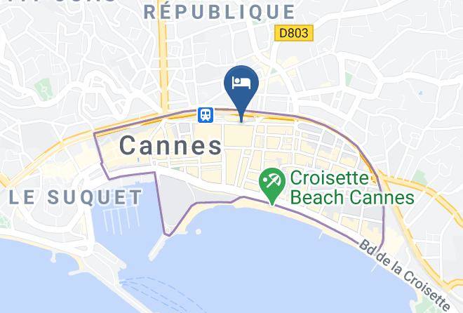 Maritime Alps - Hotel Simone Cannes Centre Maps