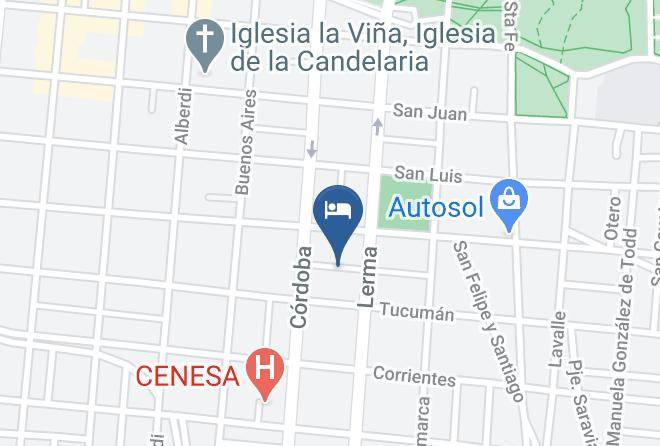 Salta - Hotel Sinai Maps