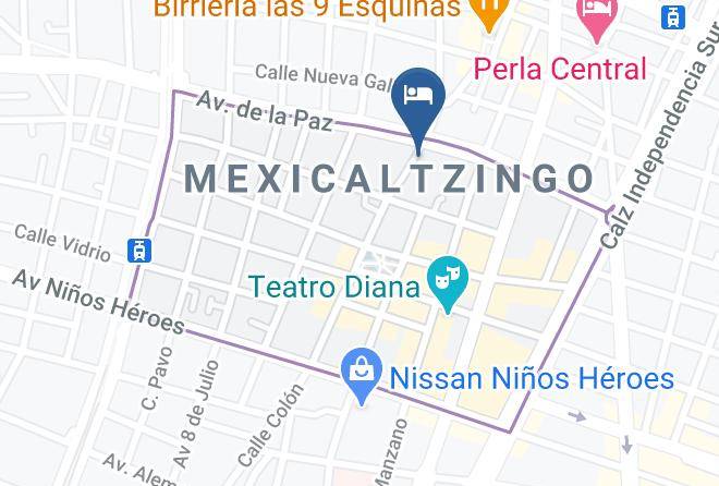 Guadalajara - Hotel Sinaloa Maps