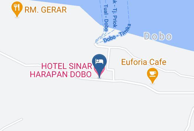 Kepulauan Aru - Hotel Sinar Harapan Dobo Maps