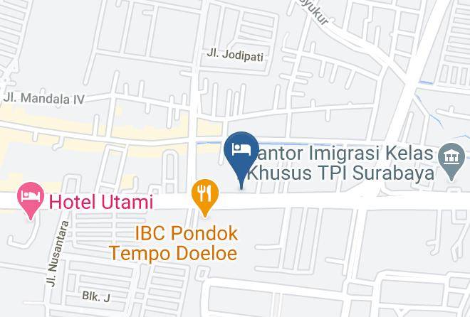 Sidoarjo Regency - Hotel Sinar Iii Maps