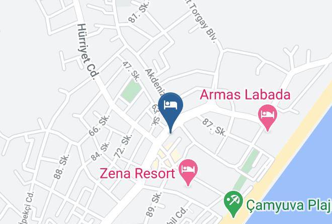 Hotel Sinatra Map - Antalya - Kemer