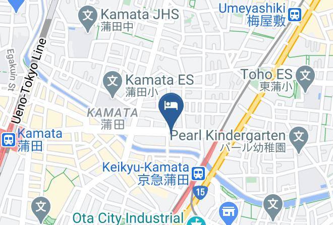 Ota Ward - Hotel Sincere Tokyo Kamata Maps