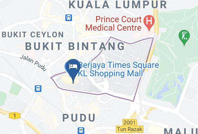 Kuala Lumpur - Hotel Sindbad Times Square Maps