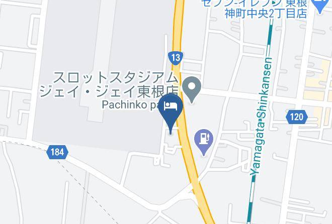 Higashine City - Hotel Sindbad Yamagata Maps