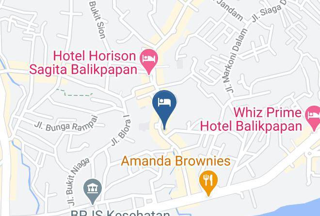 Balikpapan - Hotel Sinderella Maps