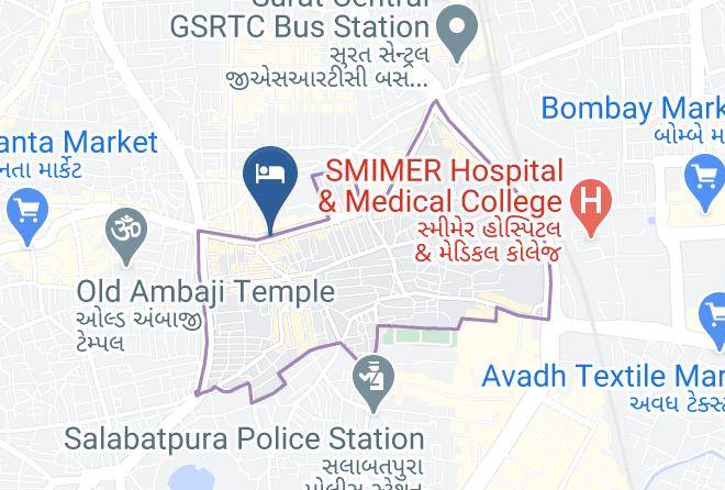 Surat - Hotel Sinera Maps