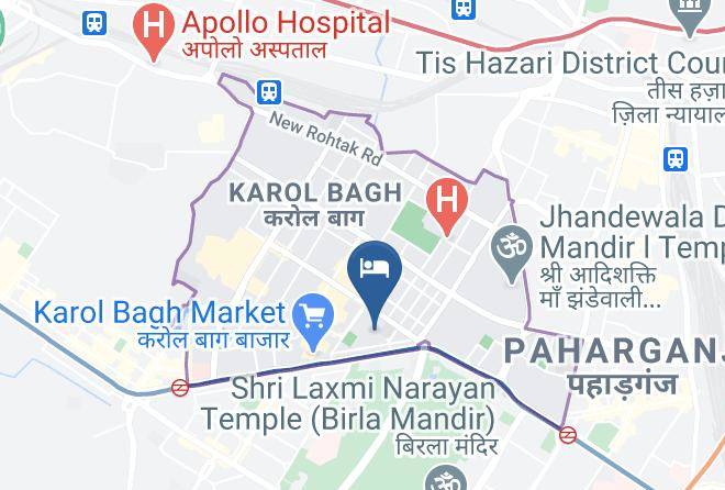 Karol Bagh - Hotel Singh Sahib Maps
