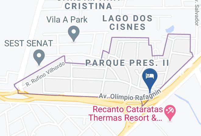 Foz Do Iguacu - Hotel Sinha Moca Br Maps