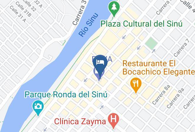 Monteria - Hotel Sinu Maps