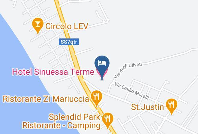 Caserta - Hotel Sinuessa Terme Maps
