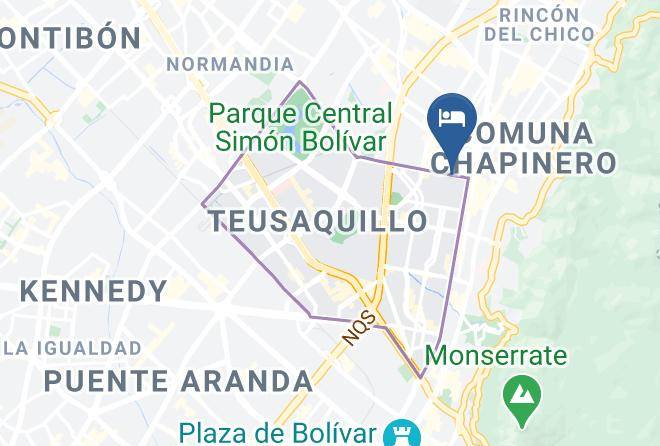Bogota - Hotel Sion Santafe Maps
