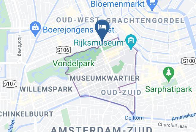 Amsterdam - Vondel Garden Hotel Maps