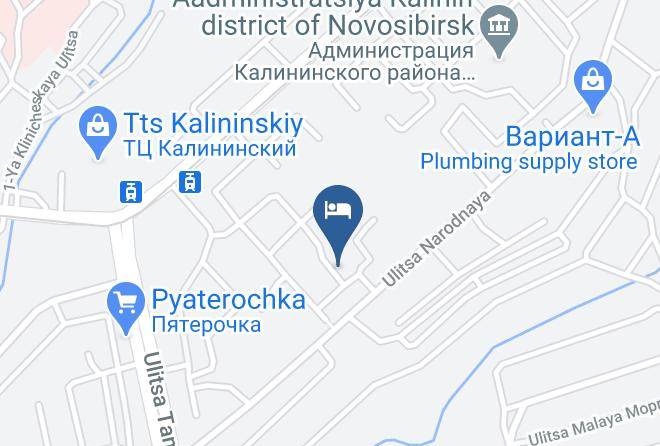 Novosibirsk - Hotel Sipk Maps