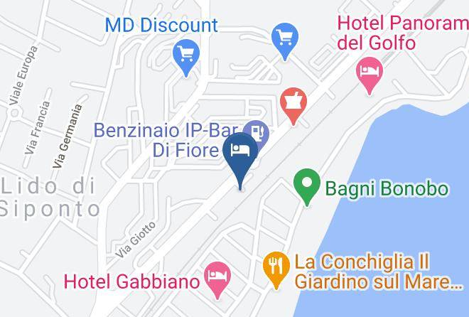 Hotel Sipontum Map