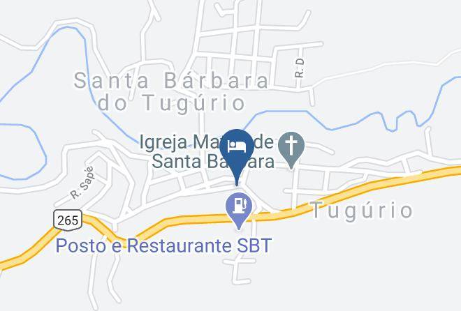 Santa Barbara Do Tugurio - Hotel Siqueira Paiva Maps