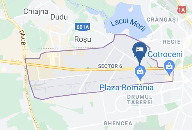Bucharest - Hotel Sir Lujerului Maps