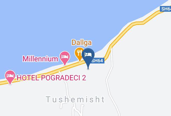 Pogradec - Hotel Sirena Maps