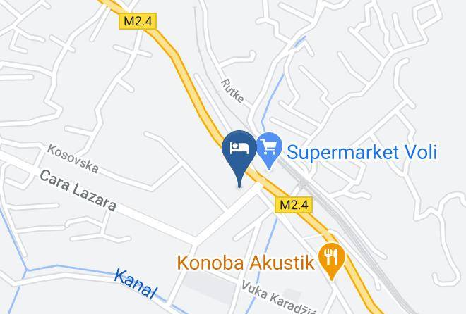 Hotel Sirena Marta Map