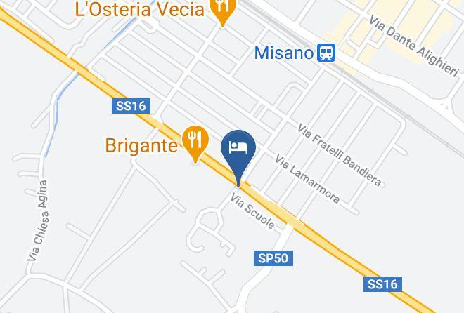 Rimini - Albergo Sirena Maps